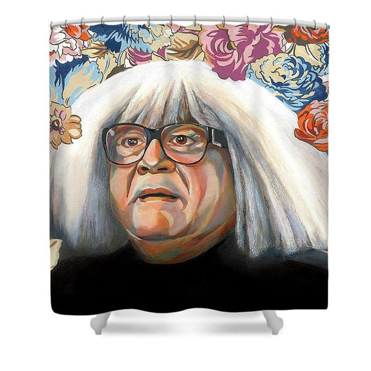 Always Sunny Ongo Gablogian Reynolds Danny Devito Shower Curtain