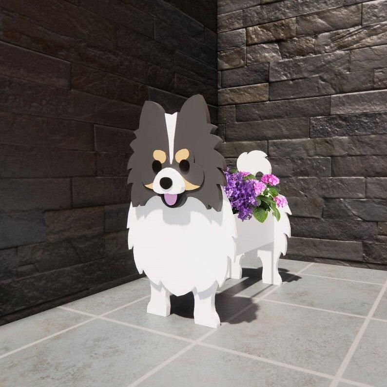 47+ Blumentopf Hund, Blumentopf, Pflanzer, 43 cm Höhe