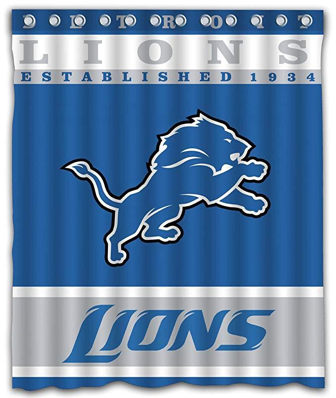 Football Team Flag Lions Shower Curtain