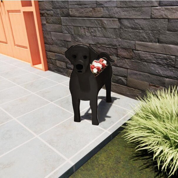 47+ Blumentopf Hund, Blumentopf, Pflanzer, 43 cm Höhe