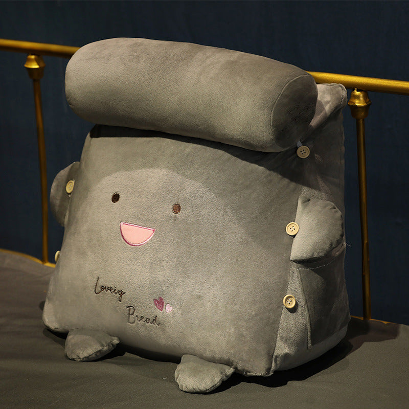 Triangle Shape Toast Bread Plush Pillow