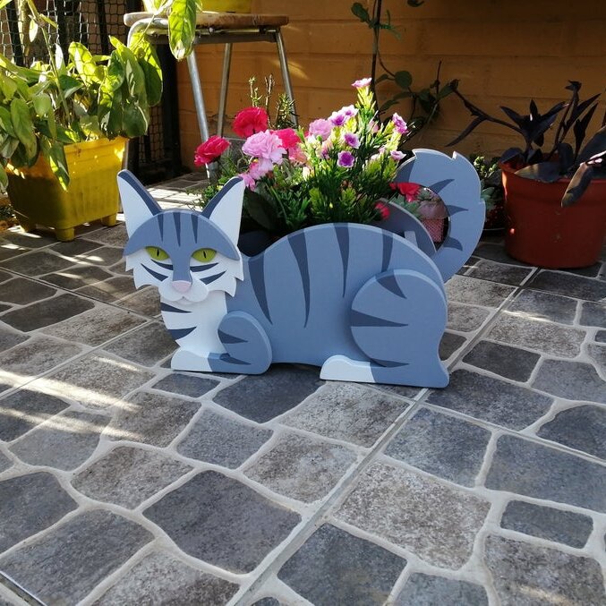 Cat Planters Box Flower Pot