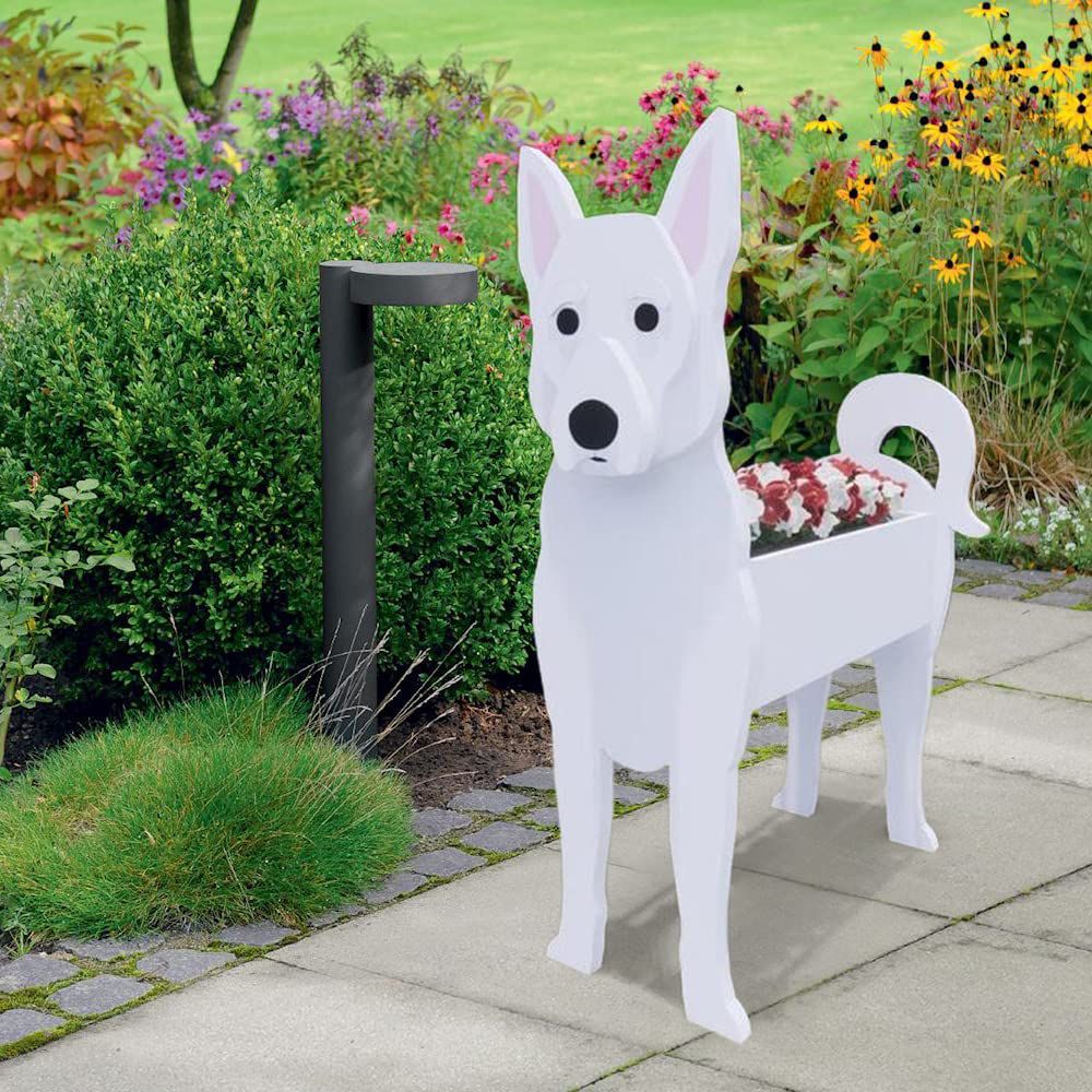 47+ Dog Breed Shaped Planter Flower Pot