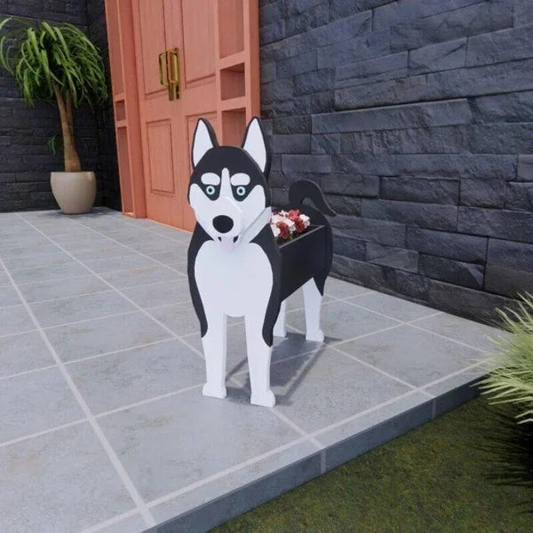 47+ Dog Breed Shaped Planter Flower Pot