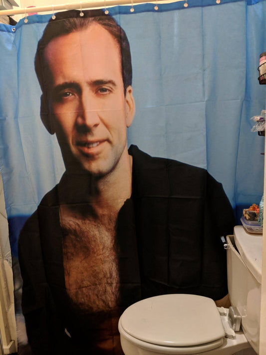 Unique Character Nic Nicolas Cage Shower Curtain