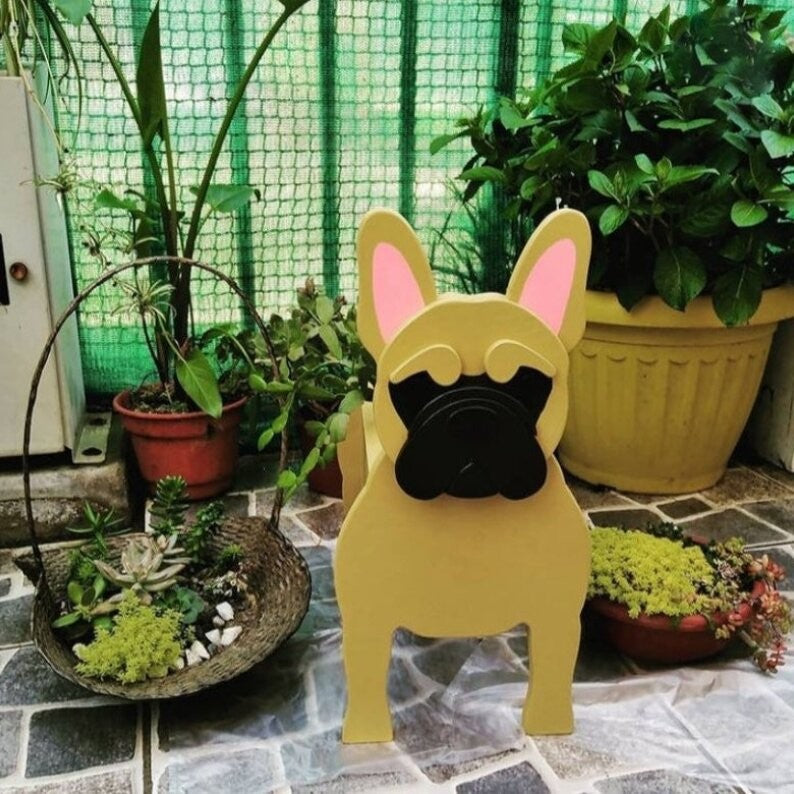 47+ Dog Breed Shaped Planter Flower Pot