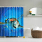 Rideau de Douche Trouver Nemo, Finding Nemo animé requin Rideaux 180x180