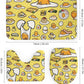 Rideau de douche Gudetama, jaune d'oeuf de dessin animé, 180x180cm