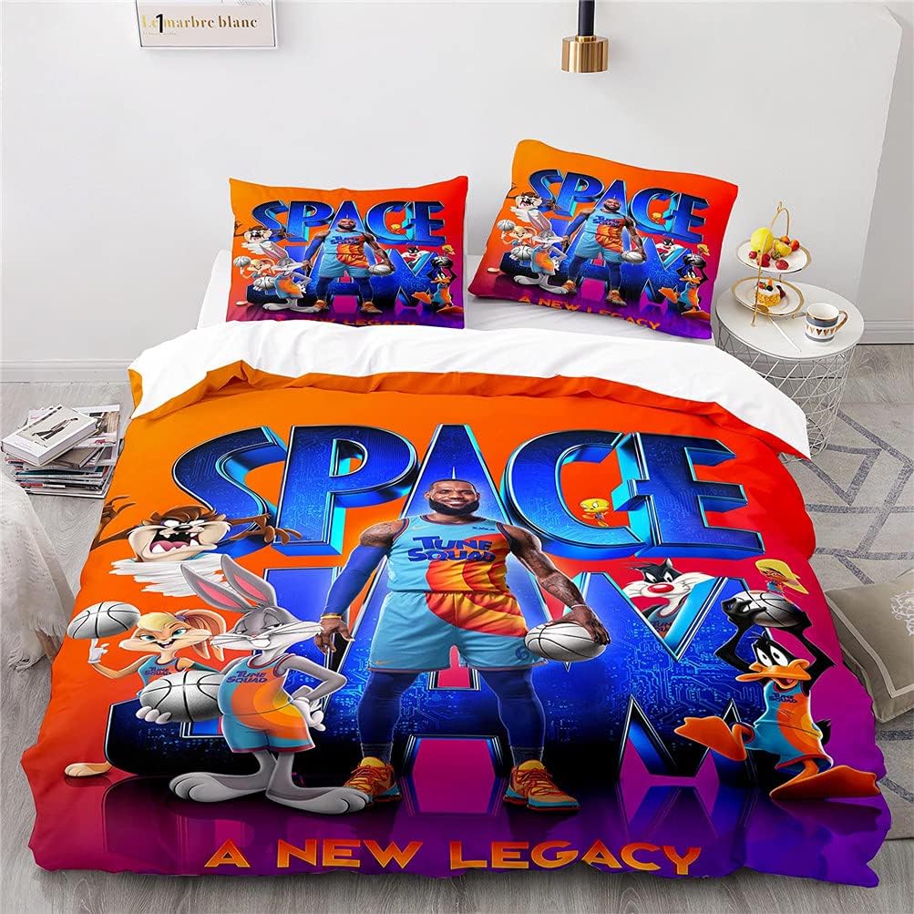 Cartoon Basketball Film Bedding Set