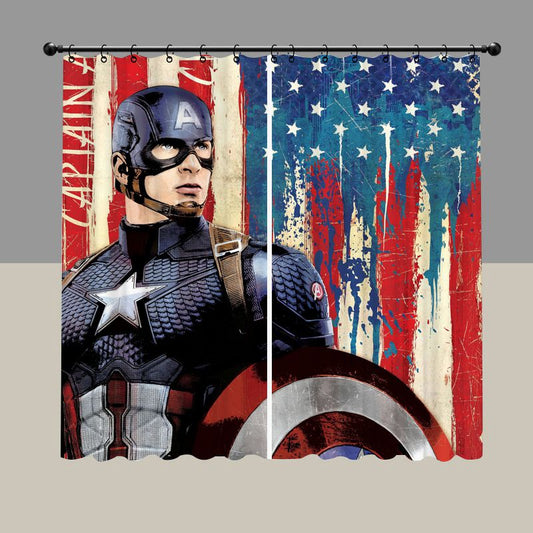 American Superhero Blackout Curtain