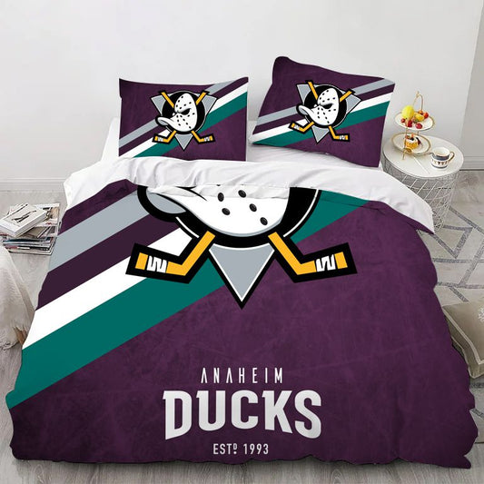 Anaheim Hockey Sport Bedding Set