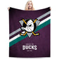 Anaheim Hockey Sport Throw Blanket