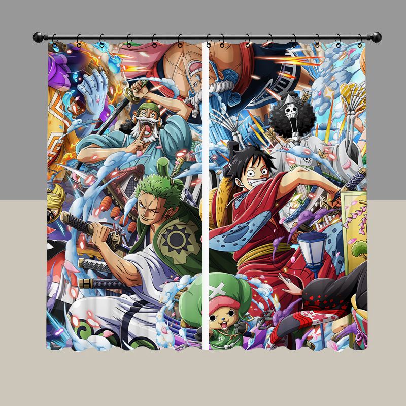 Anime Luffy Blackout Curtain