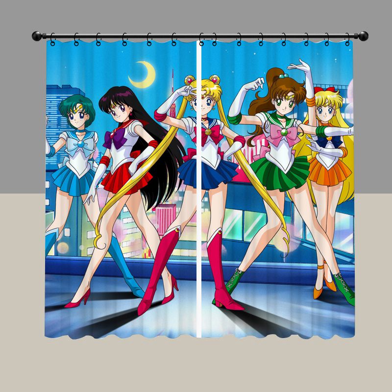 Anime Sailor Senshi Blackout Curtain