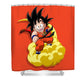Anime Saiyan Character Shower Curtain