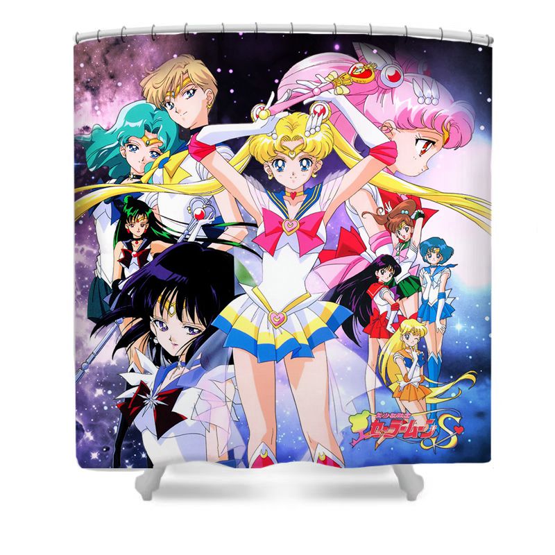 Anime Sailor Senshi Shower Curtain