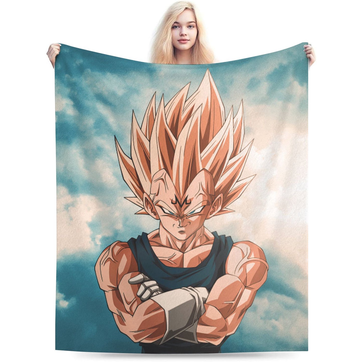 Anime Saiyan Throw Blanket