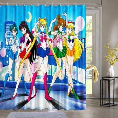 Anime Sailor Senshi Shower Curtain