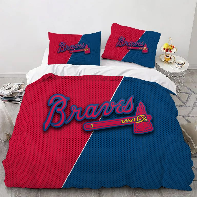 Atlanta Baseball Bedding Set