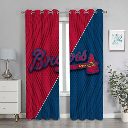 Atlanta Baseball Blackout Curtain