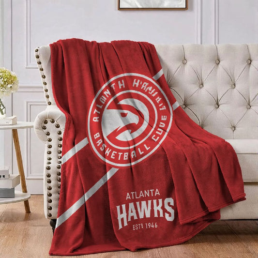 Atlanta Basketball Sport Throw Blanket