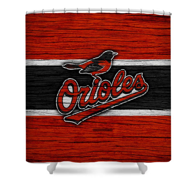 Baltimore Baseball Shower Curtain