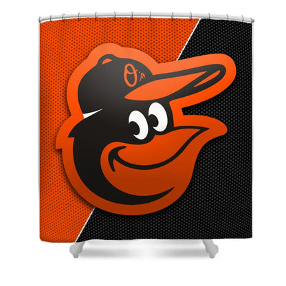 Rideau de douche Orioles de Baltimore, équipe de baseball, 180x180cm