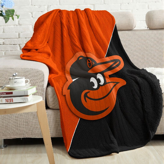 Baltimore Baseball Throw Blanket