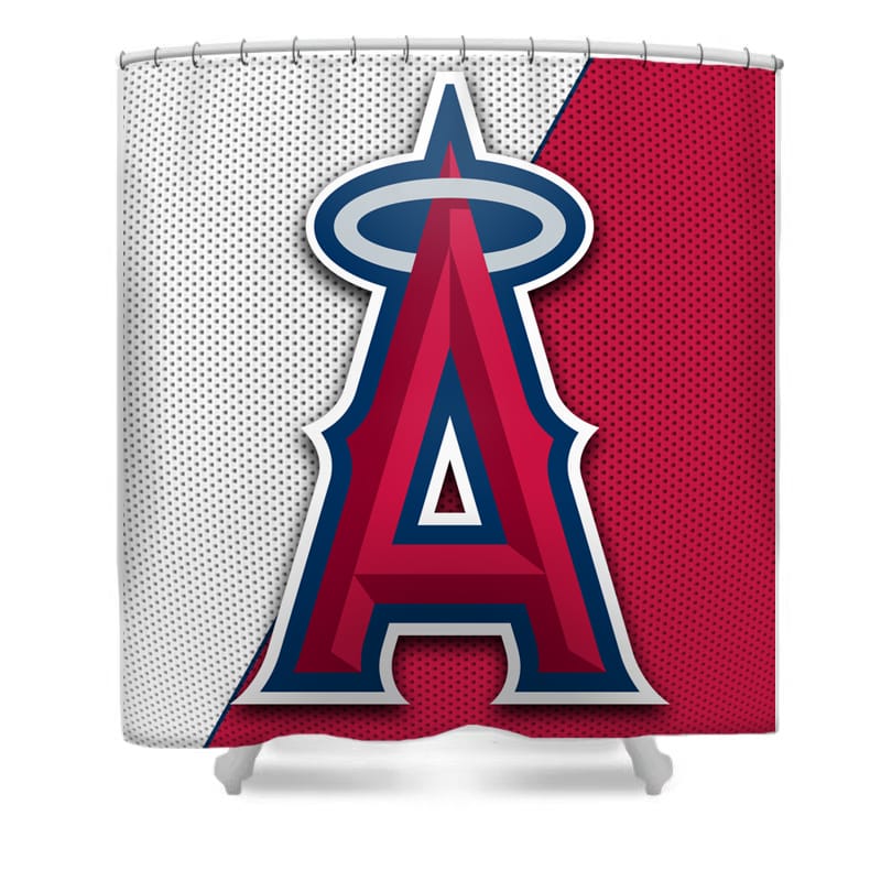 Duschvorhang Los Angeles Angels, Baseballteam, Sport, 180x180cm