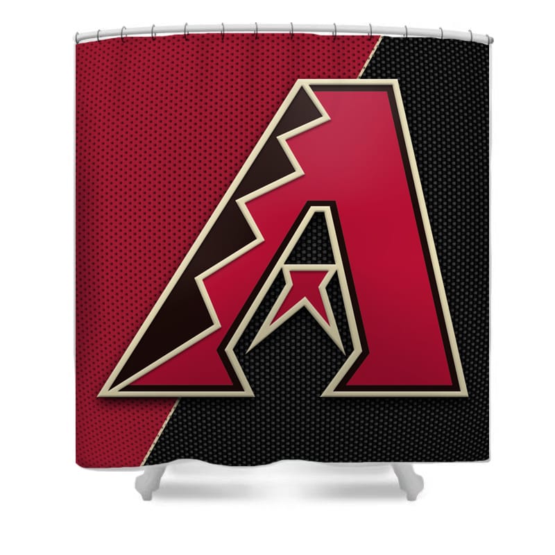 Rideau de douche Arizona Diamondbacks, équipe de baseball, sport, 180x180cm