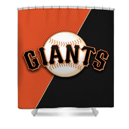 Baseball Team Sport Giants Shower Curtain