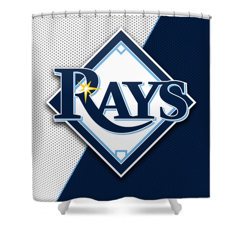 Douchegordijn Tampa Bay Rays, honkbalteam, sport, 180x180cm