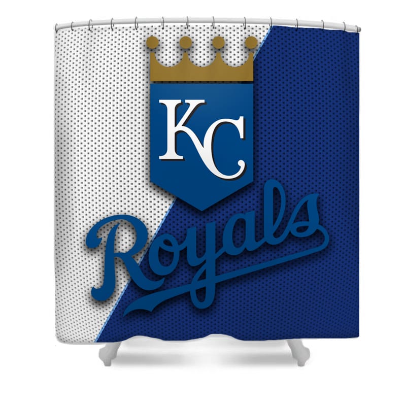 Rideau de douche Kansas City Royals, équipe de baseball, sport, 180x180cm