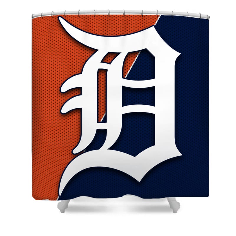 Baseball Team Sport Tigers Shower Curtain