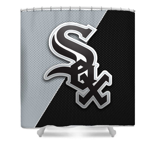 Baseball Team Sport White Sox Shower Curtain