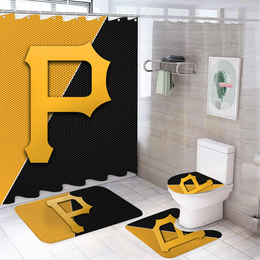 Baseball Team Sport Pirates Shower Curtain