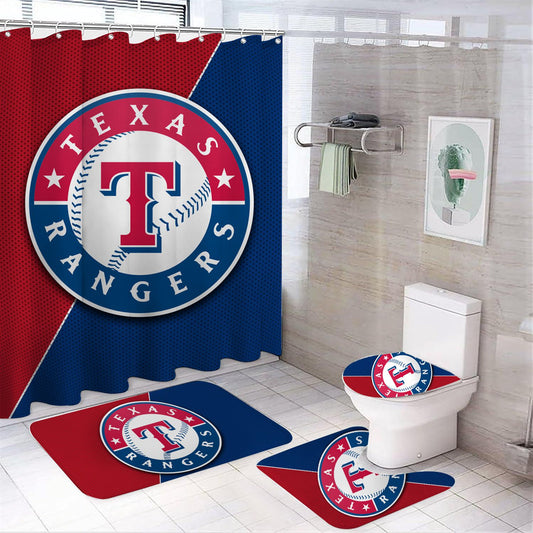 Rideau de douche Texas Rangers, équipe de baseball, sport, 180x180cm