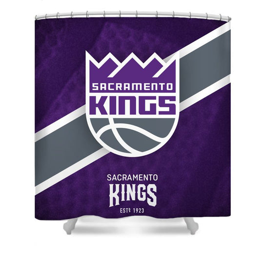 Douchegordijn Sacramento Kings, basketbalteam NBA, 180x180cm