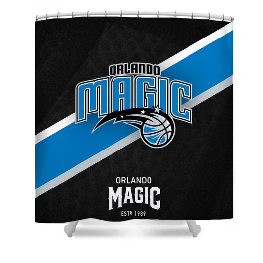 Rideau de douche Orlando Magic, équipe de basket NBA, 180x180cm