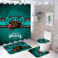 Basketball Sport Grizzlies Shower Curtain