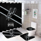 Basketball Sport Spurs Shower Curtain