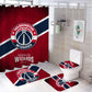 Basketball Sport Washington Shower Curtain