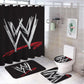 Rideau de Douche WWE, Sport noir blanc Rideaux 180x180