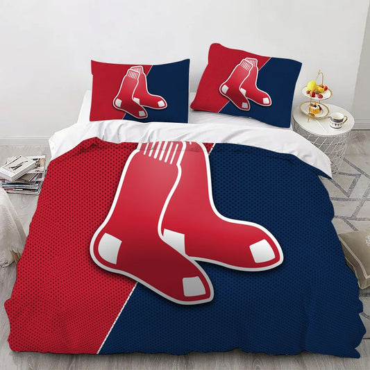 Boston Baseball Bedding Set