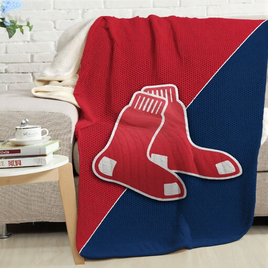 Boston Baseball Throw Blanket