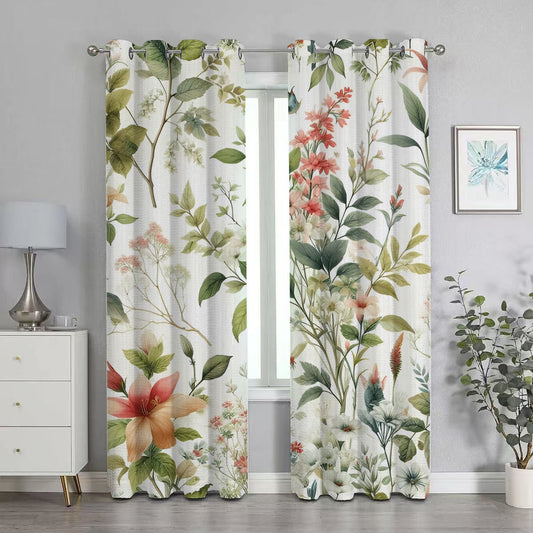 Botanical Wildflower Blackout Curtain