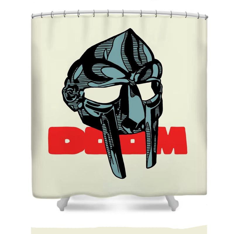 MF Doom Shower Curtain, British American Rapper, Music Album Bathroom ...