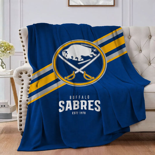 Buffalo Hockey Sport Throw Blanket
