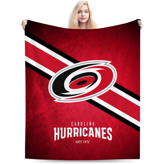 Carolina Hockey Sport Throw Blanket