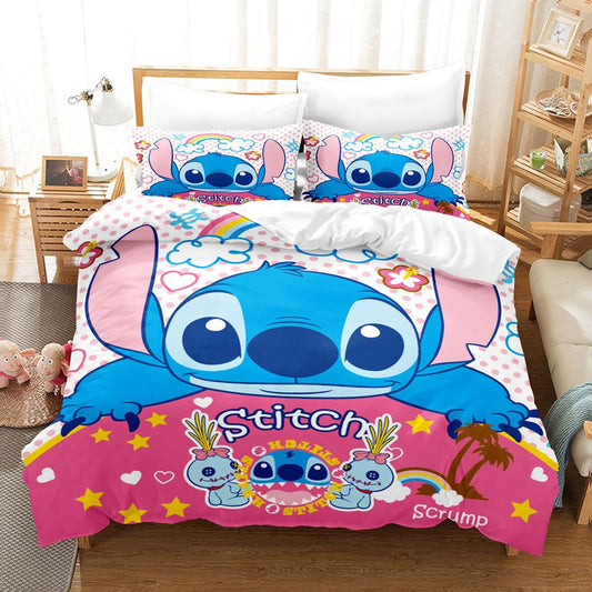 Cartoon Blue Koala Bedding Set